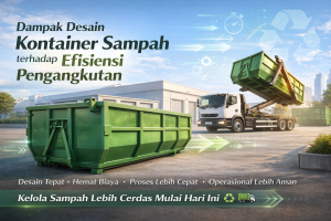 Dampak Desain Kontainer Sampah terhadap Efisiensi Pengangkutan