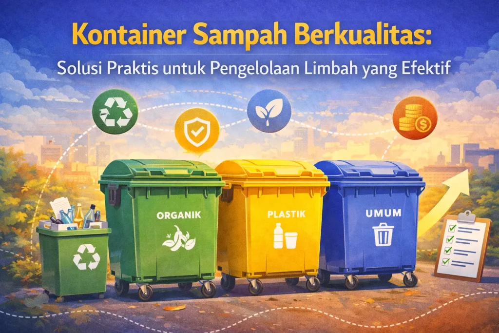 Kontainer Sampah Berkualitas untuk Pengelolaan Limbah
