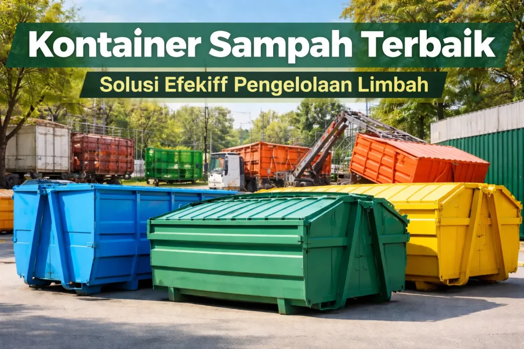 Kontainer Sampah Terbaik untuk Pengelolaan Limbah