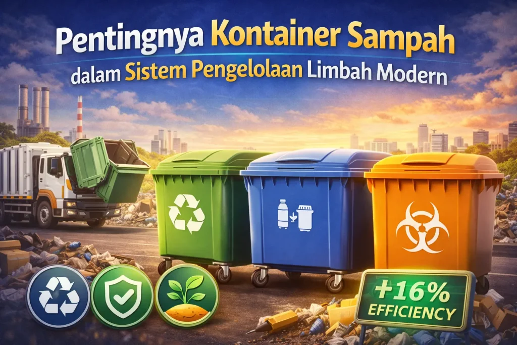 Kontainer Sampah untuk Sistem Pengelolaan Limbah Modern