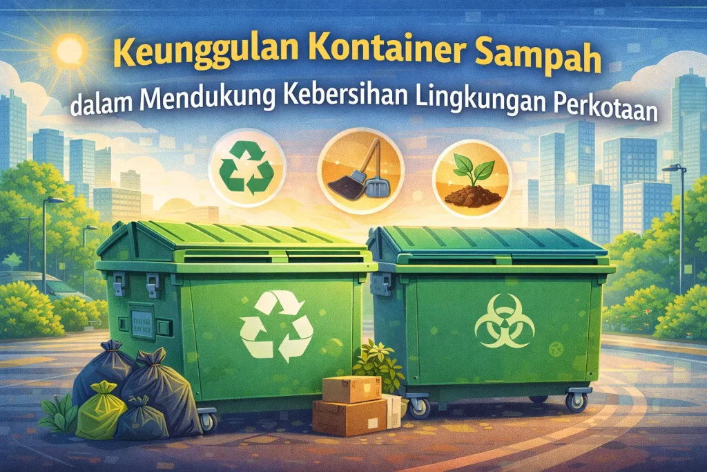 Kontainer Sampah untuk Kebersihan Lingkungan Perkotaan