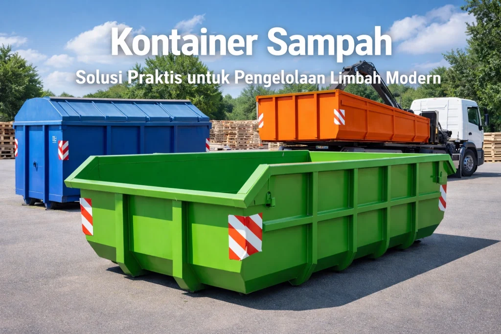Kontainer Sampah Berkualitas untuk Pengelolaan Limbah Modern