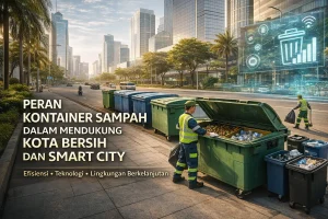 Peran Kontainer Sampah dalam Mendukung Program Kota Bersih dan Smart City
