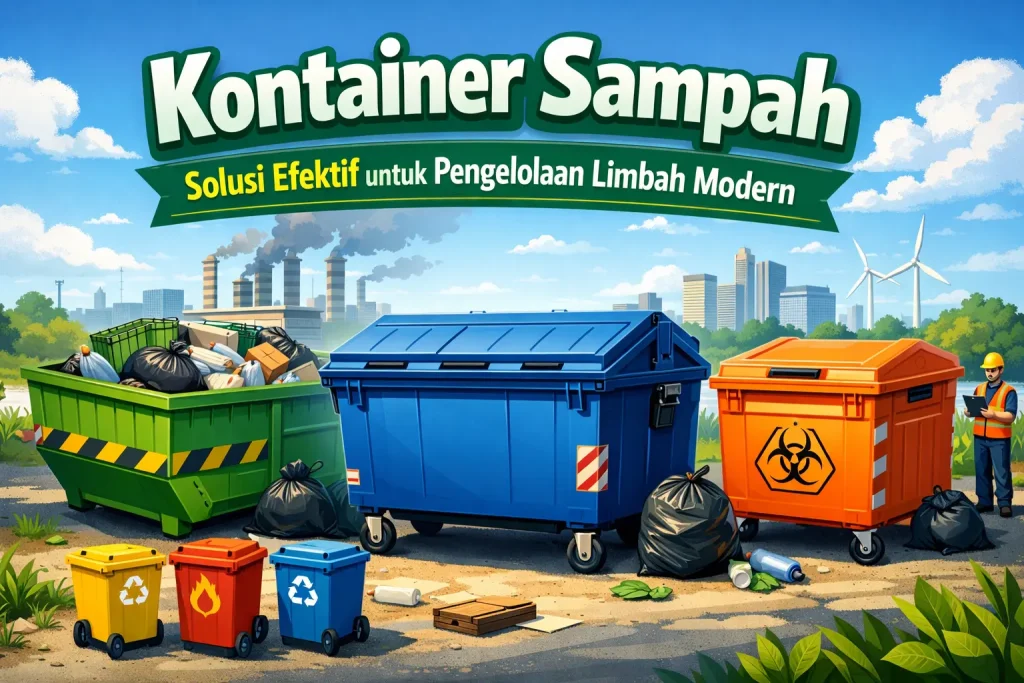 Kontainer Sampah Berkualitas untuk Industri dan Perumahan