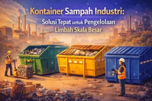 Kontainer Sampah Industri untuk Limbah Skala Besar